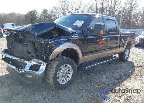 2012 Ford F-250 Lariat z USA, uszkodzony, nr VIN 1FT7W2B65CEB56634